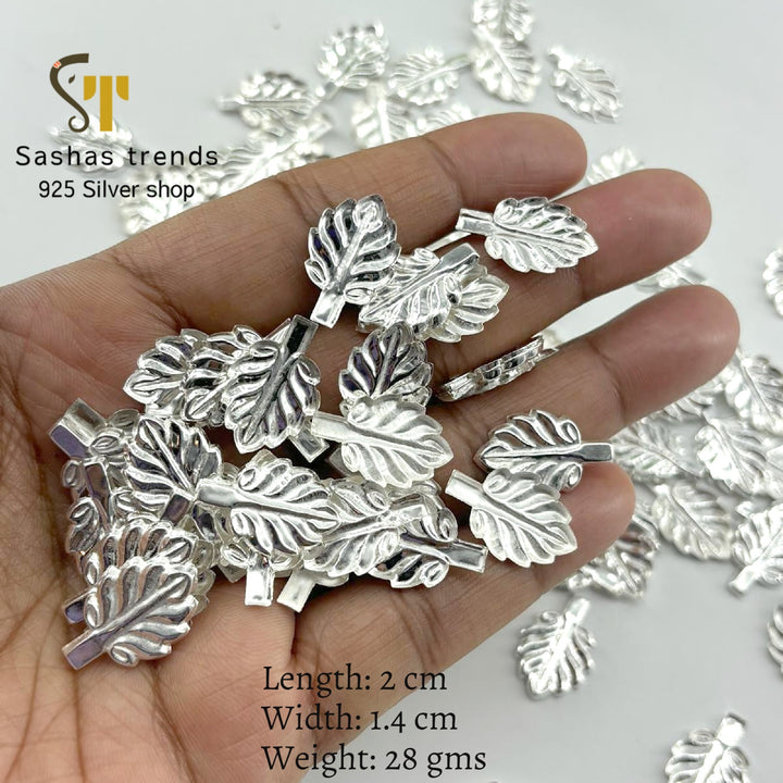 108 Tulasi Leaf - Silver Basil leaf - Available in two sizes