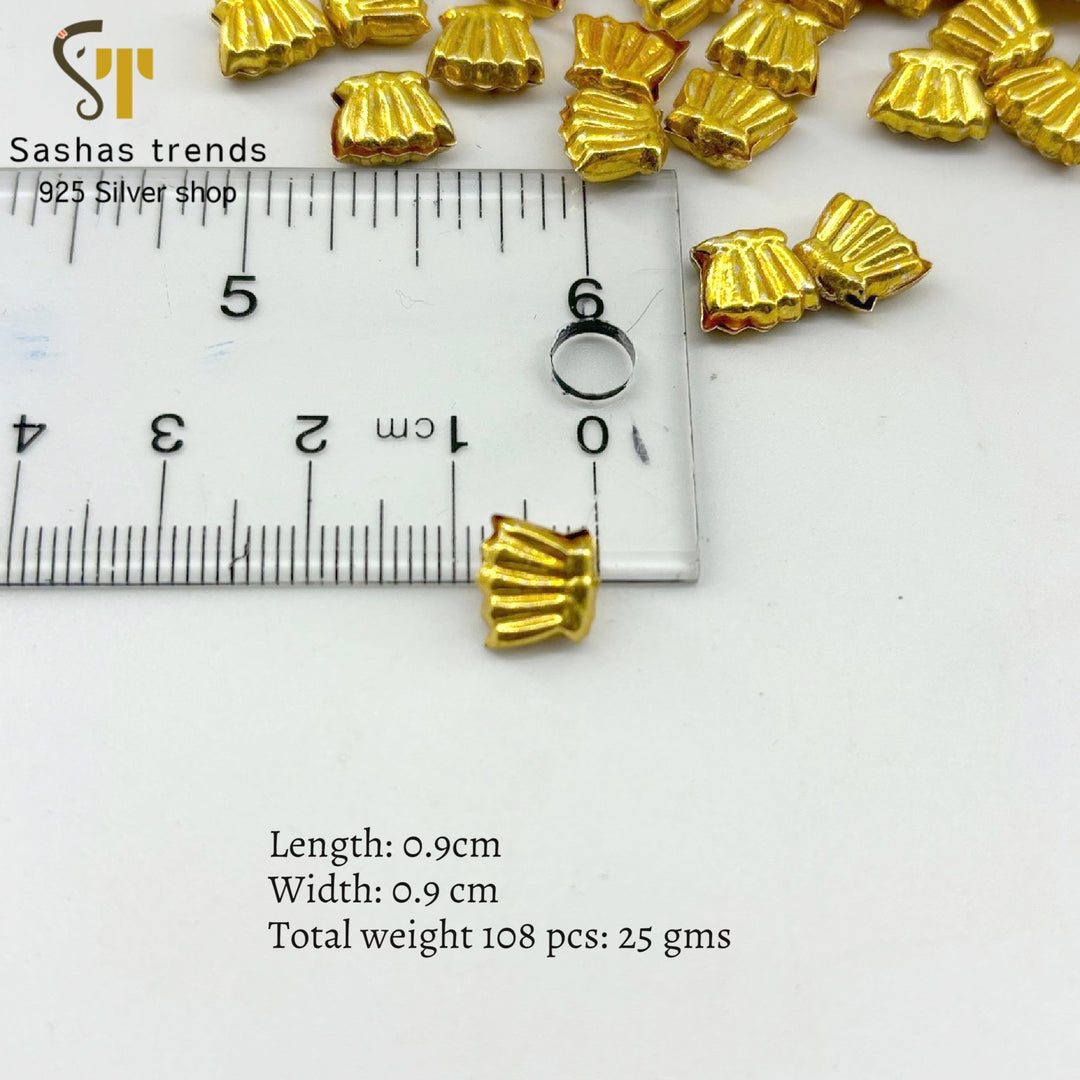 Pure Silver 108 Lotus flowers