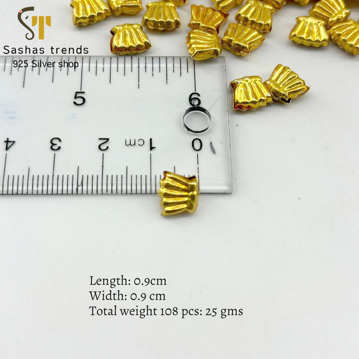 Pure Silver 108 Lotus flowers