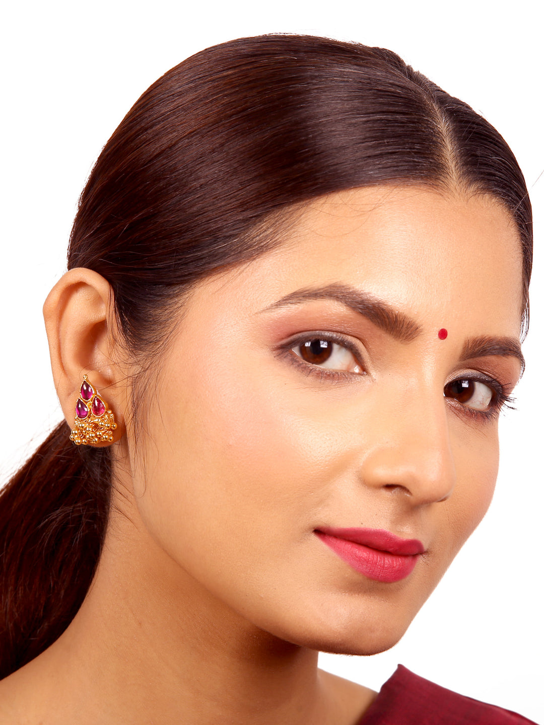 Siya Stud - 925 silver gold polish