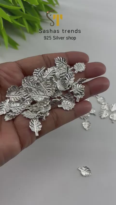 108 Tulasi Leaf - Silver Basil leaf - Available in two sizes