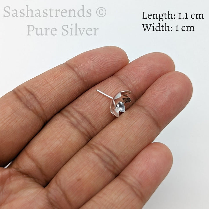 Silver 108 flowers silver finish - silver gift items- Hindu pooja item-return gift for navarathri- gift housewarming