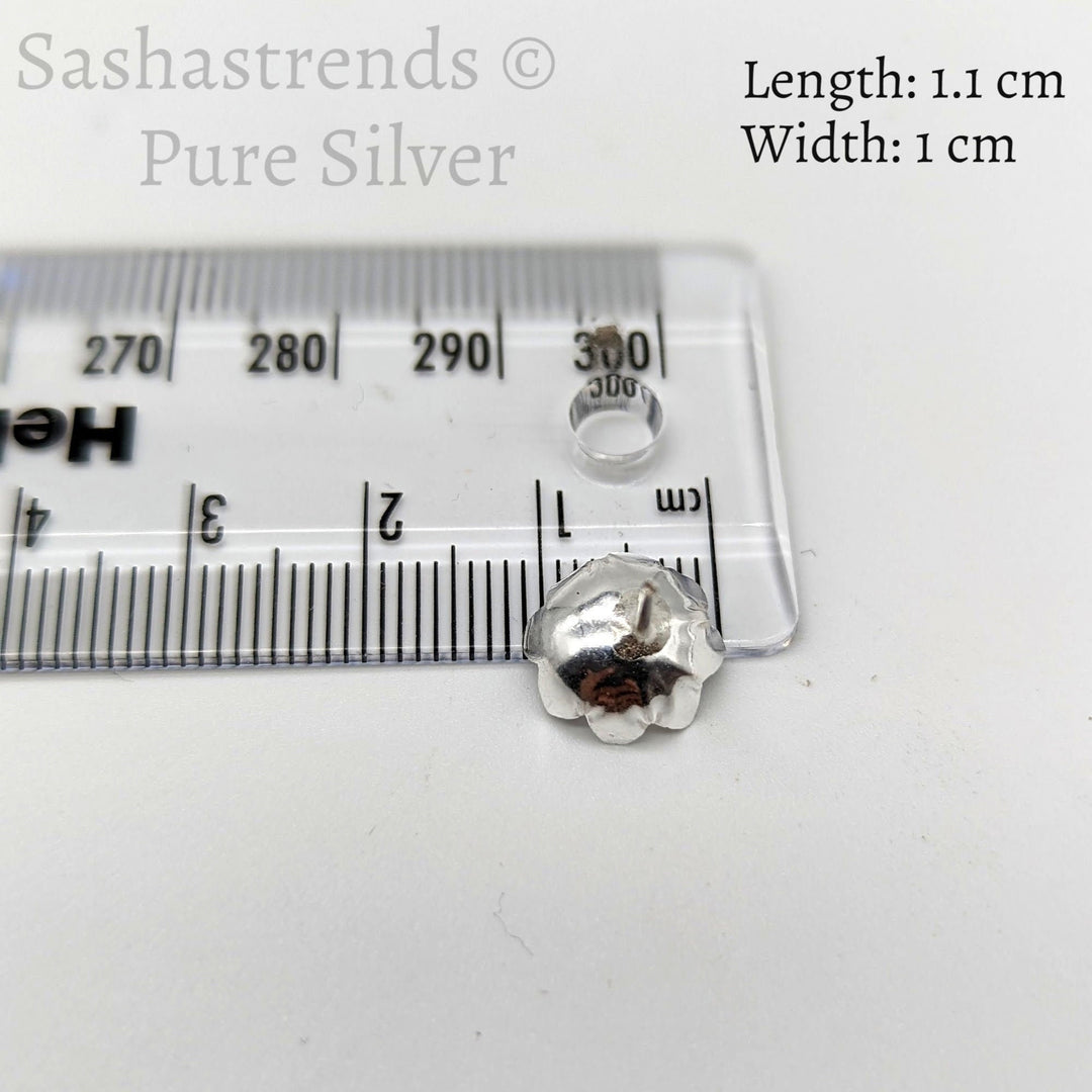 Silver 108 flowers silver finish - silver gift items- Hindu pooja item-return gift for navarathri- gift housewarming