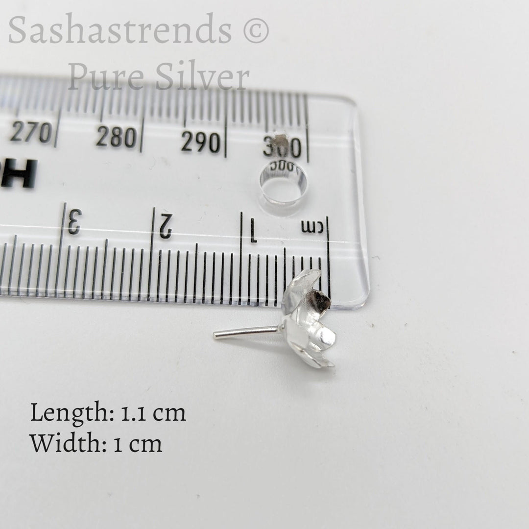 Silver 108 flowers silver finish - silver gift items- Hindu pooja item-return gift for navarathri- gift housewarming