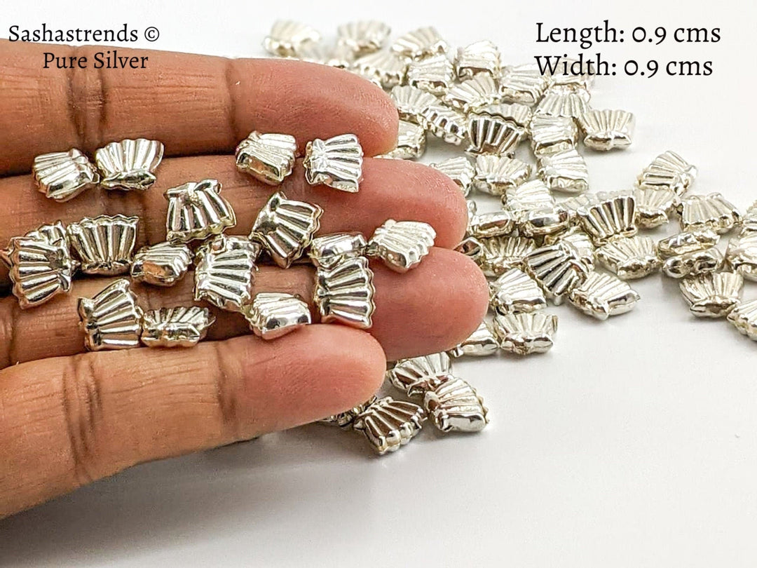 Pure silver 108 lotus flowers -sterling silver flower-pure silver gift items- hindu pooja item-return gift for navarathri- gift housewarming