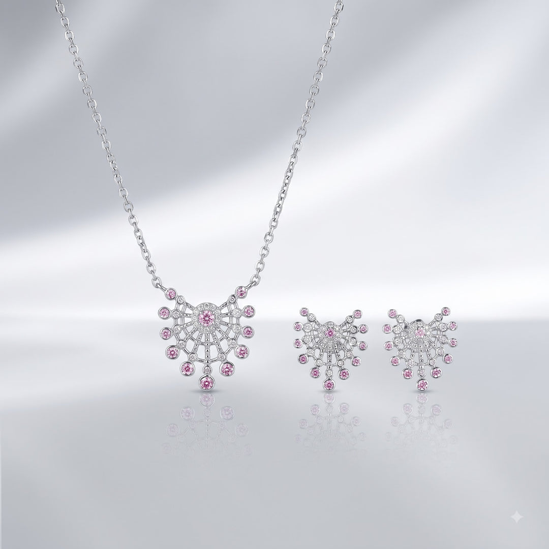 Starburst Silver Necklace