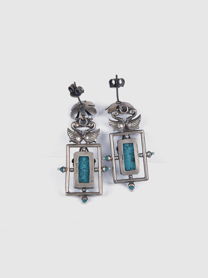 Ojasvi 925 silver oxidized earring