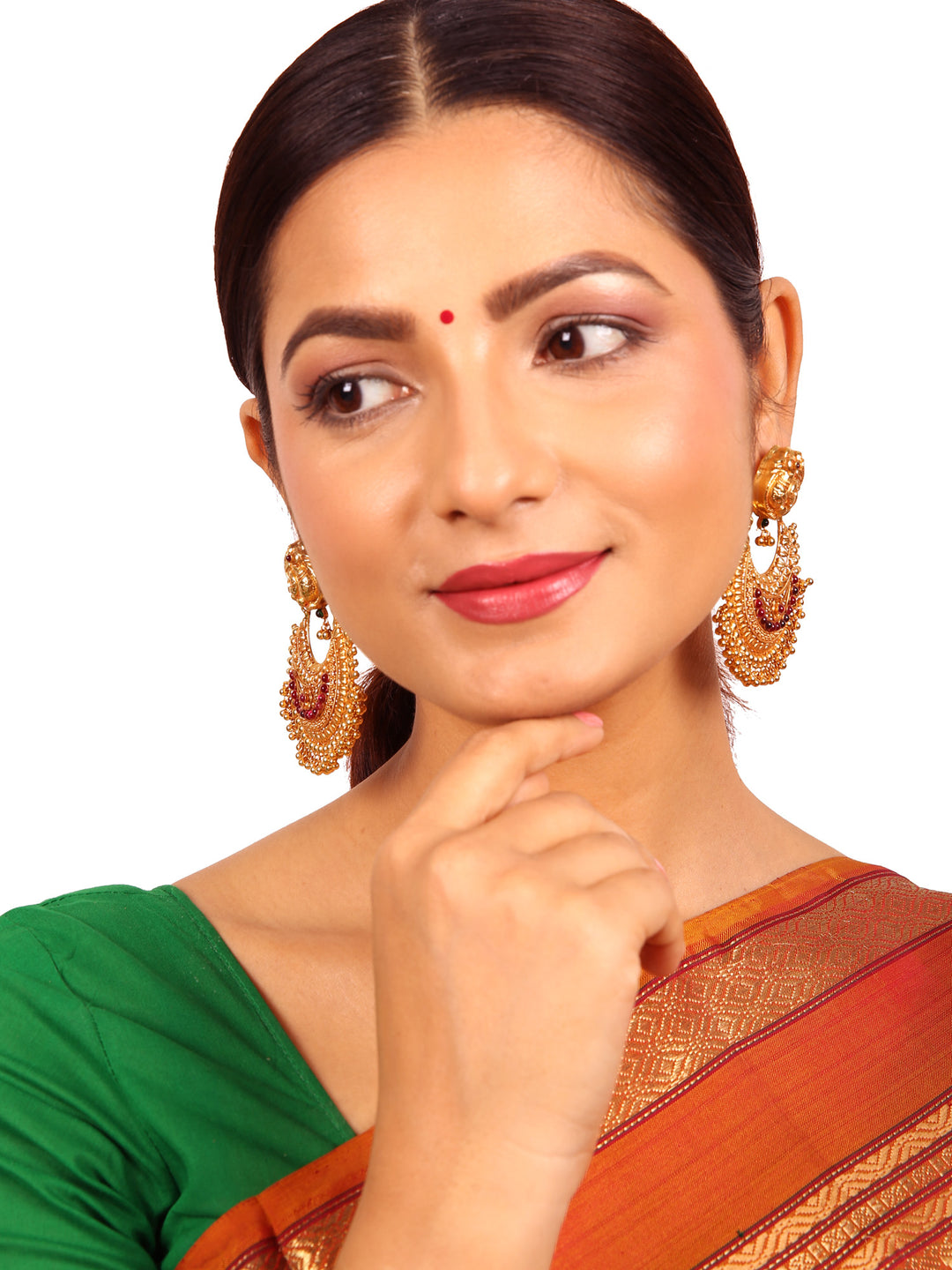 Rukmani Chandbali Earring