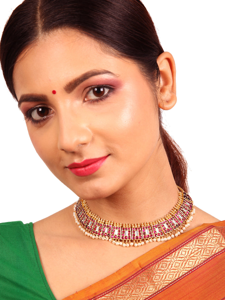 Silver Araku Puthali necklace