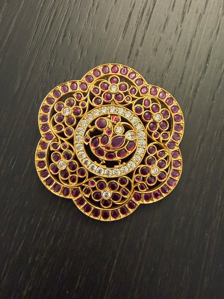Annam or peacock design jada billa, rakodi, pendant, sterling silver Bharatanatyam jewelry, wedding, festival, kemp jewelry, Indian jewelry.