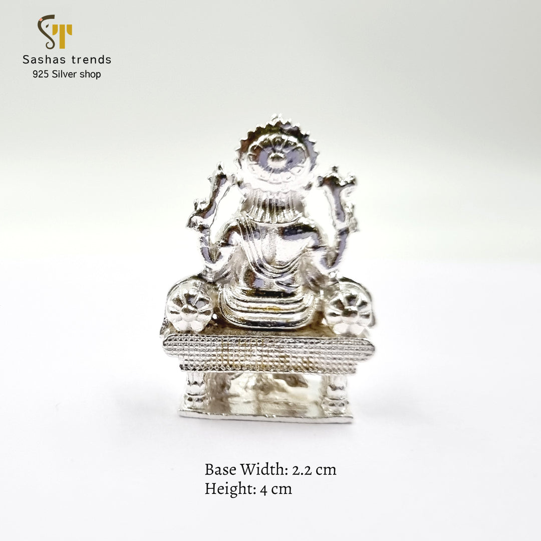 Lord Ganesha seated on Throne
