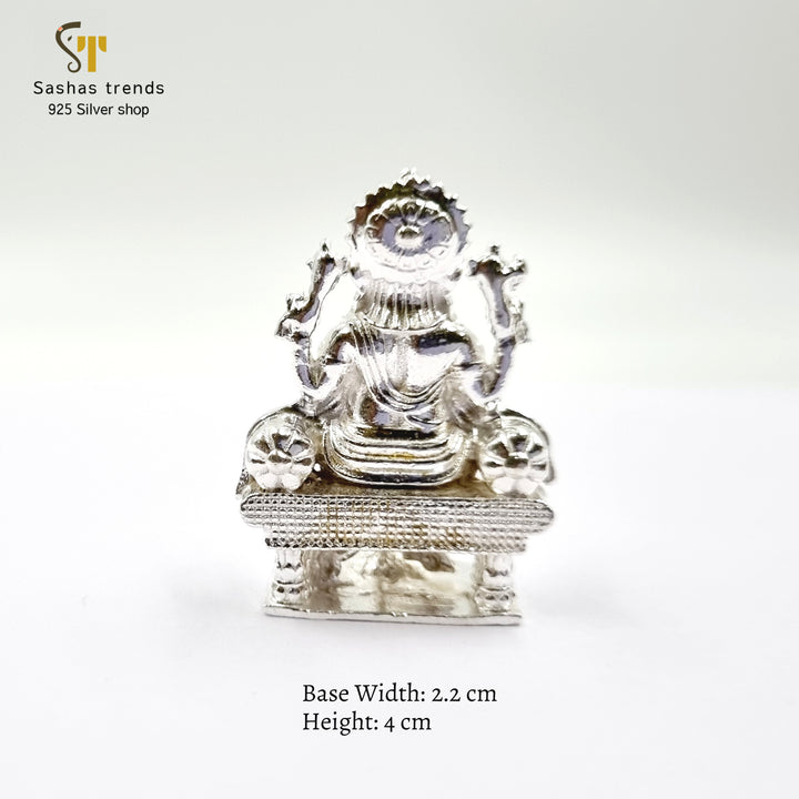Lord Ganesha seated on Throne