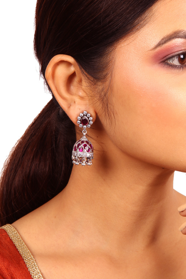 Nigam Jhumka - 925 silver oxidized