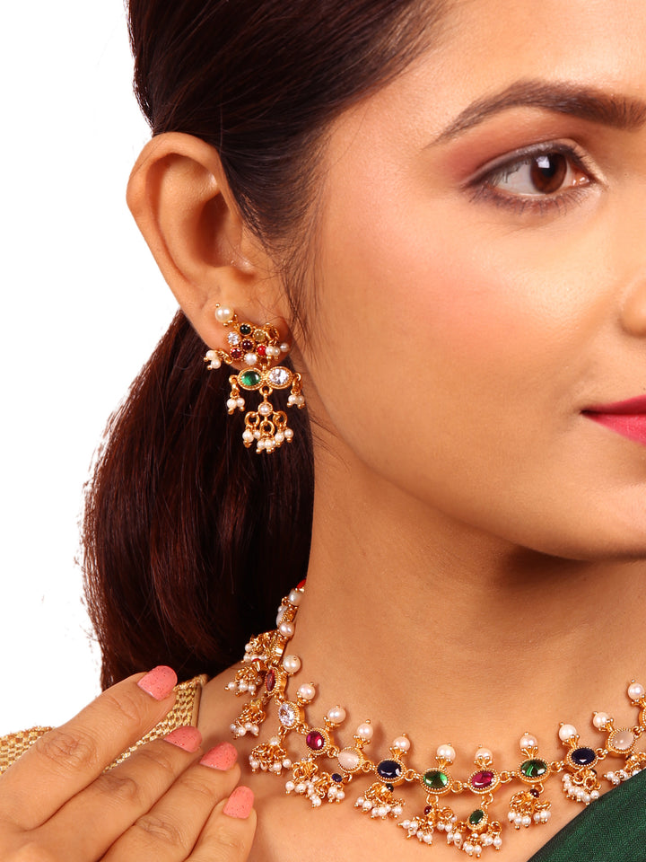Dayaa Navarathna Necklace