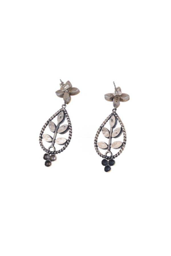 Neisha 925 silver contemporary dual-tone Necklace set