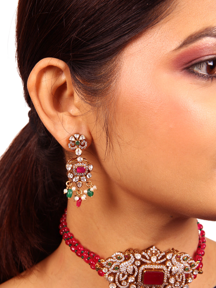 925 Silver Victorian Mitara Necklace