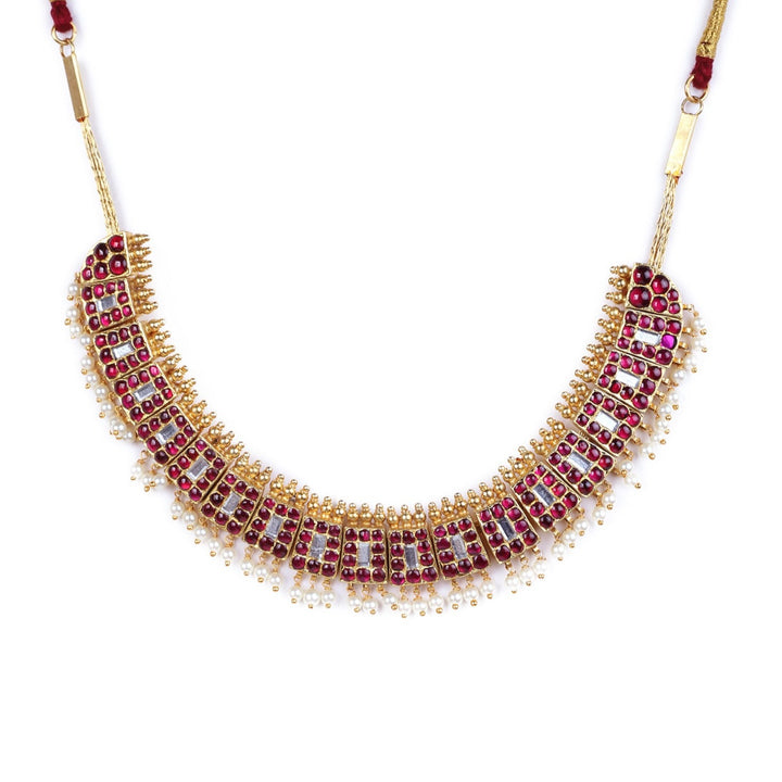 Silver Araku Puthali necklace