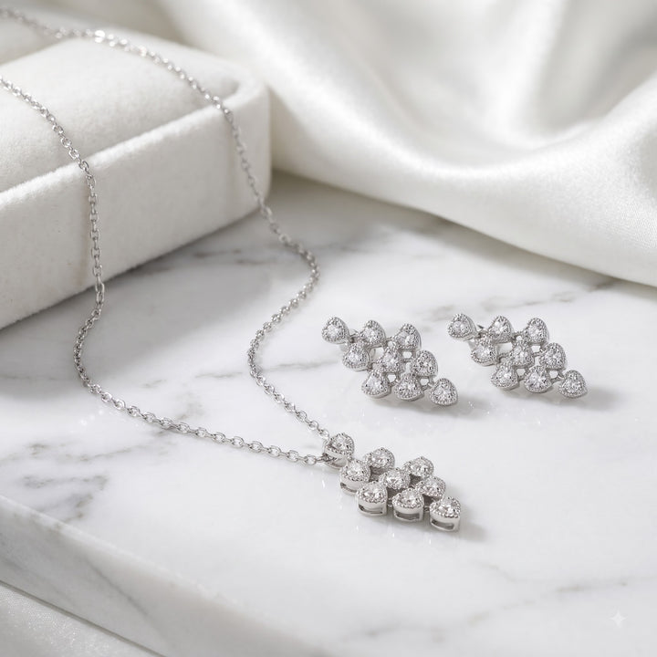 Mini Heart Silver Necklace