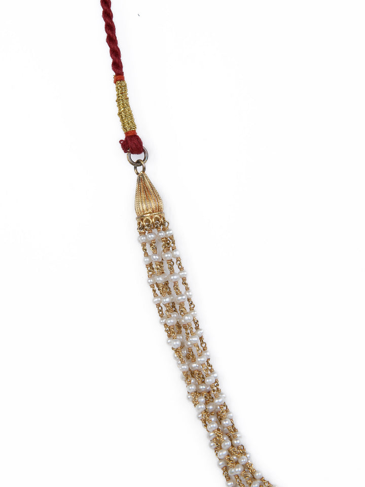 925 silver round pearl chain