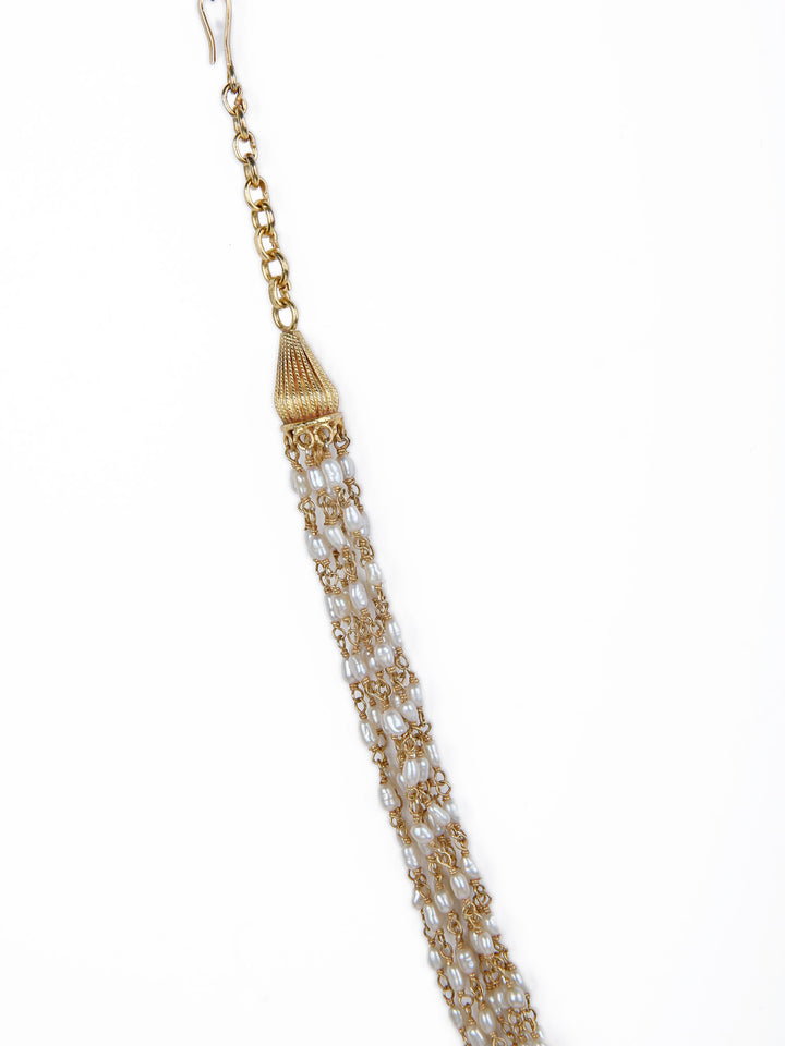 925 silver rice pearl chain