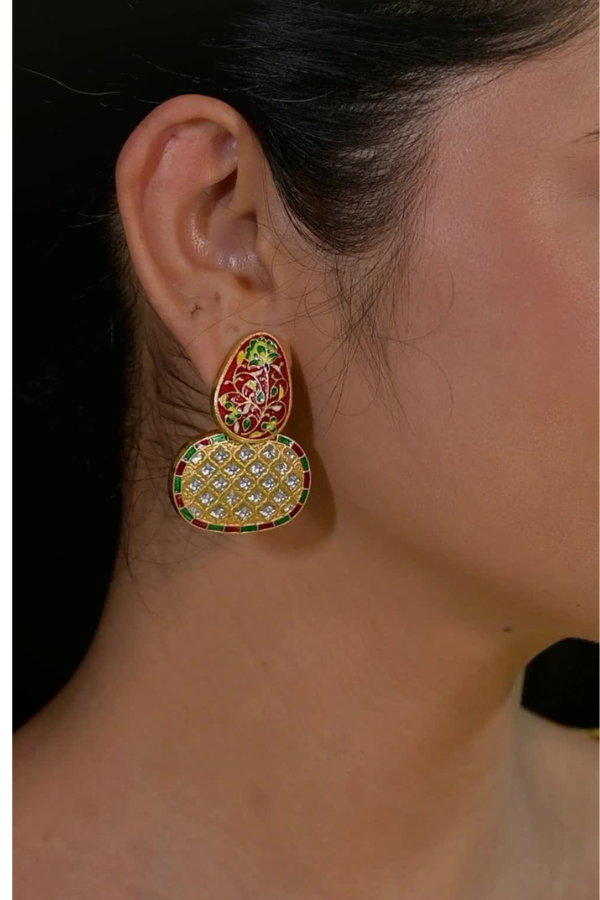 Mithila 925 silver gold plated