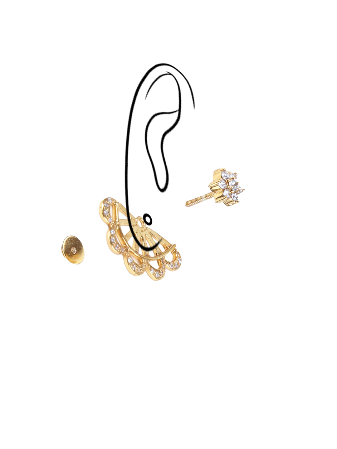 Kansi Ear Jacket Earring
