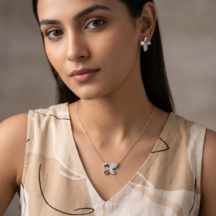 Butterfly 925 Silver Necklace