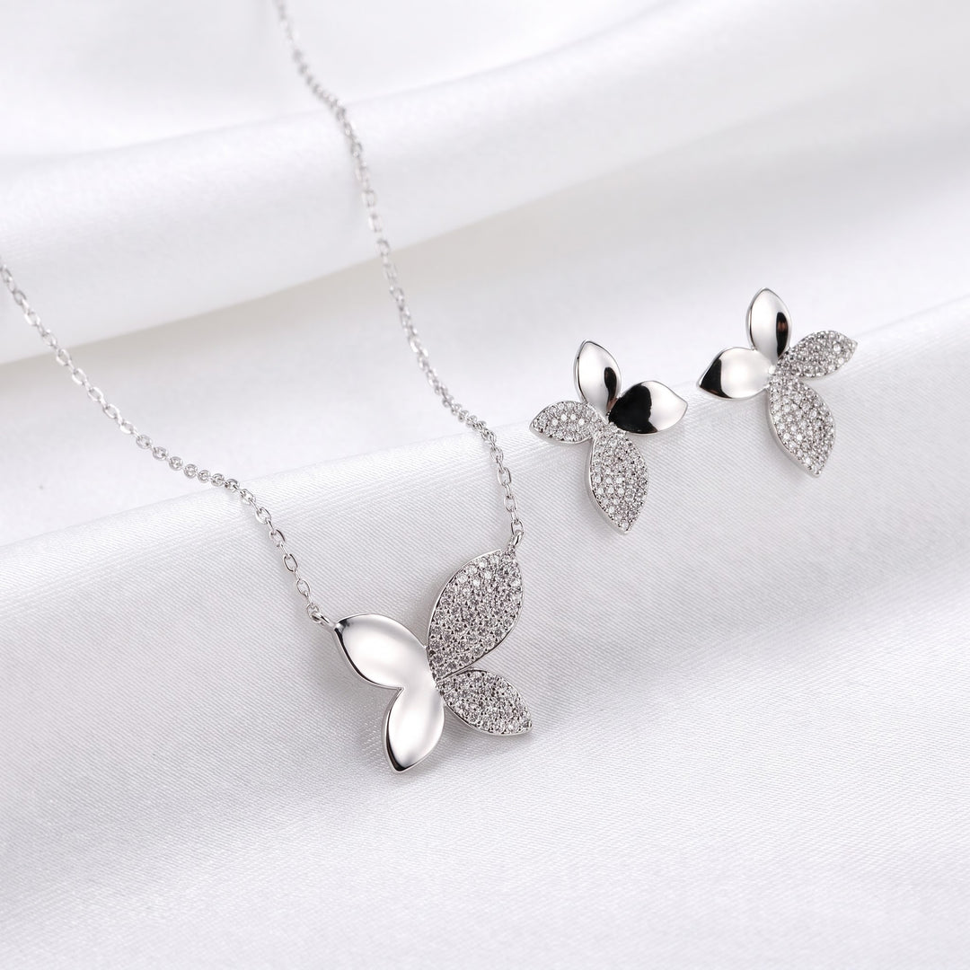 Butterfly 925 Silver Necklace