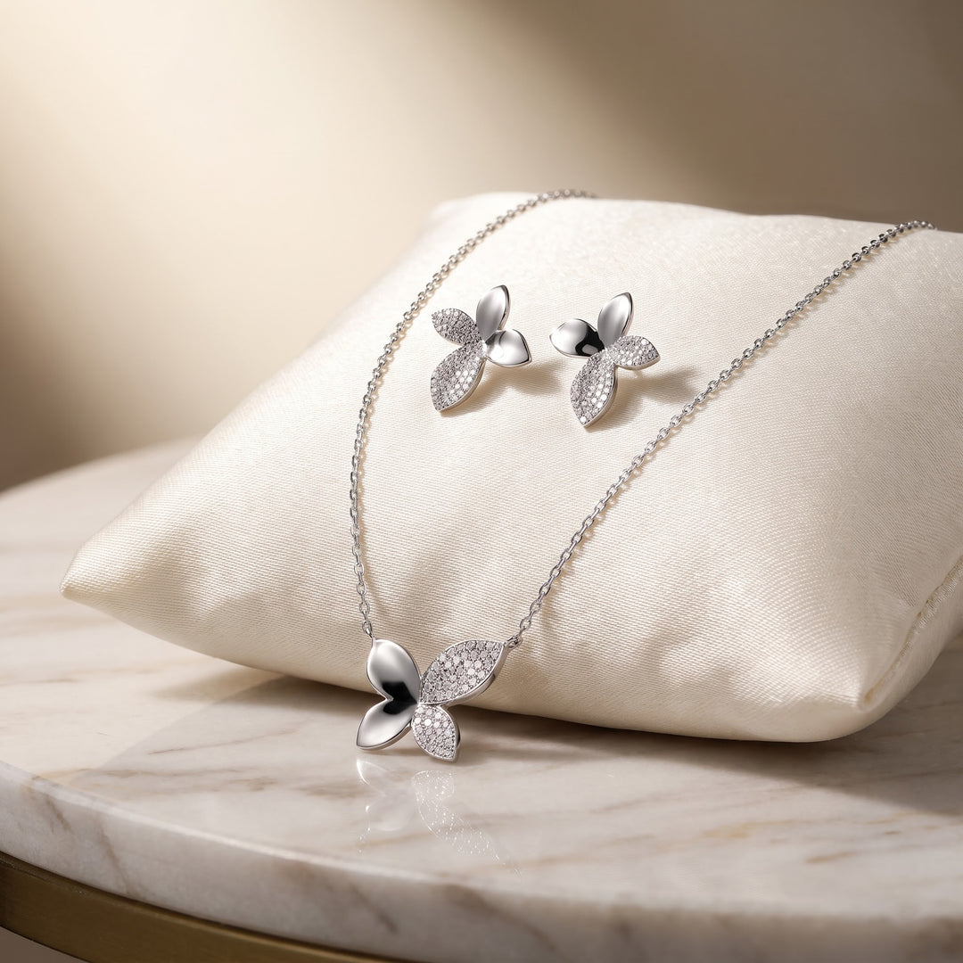 Butterfly 925 Silver Necklace