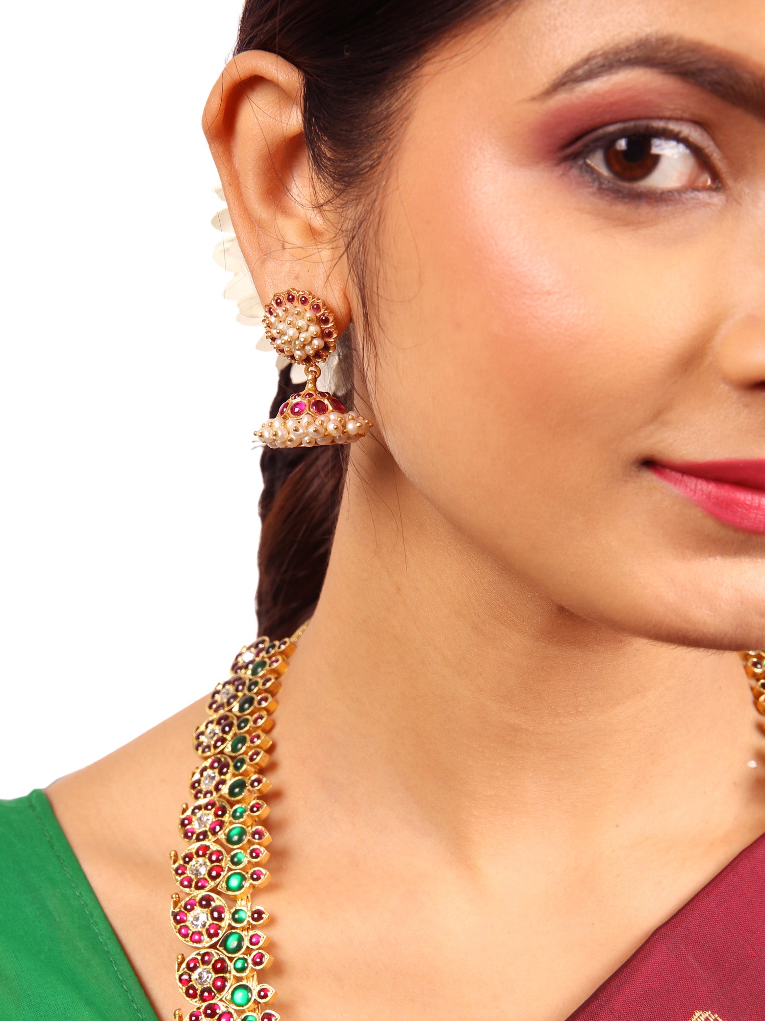 925 silver Bharatanatyam Jhumka Sashastrends