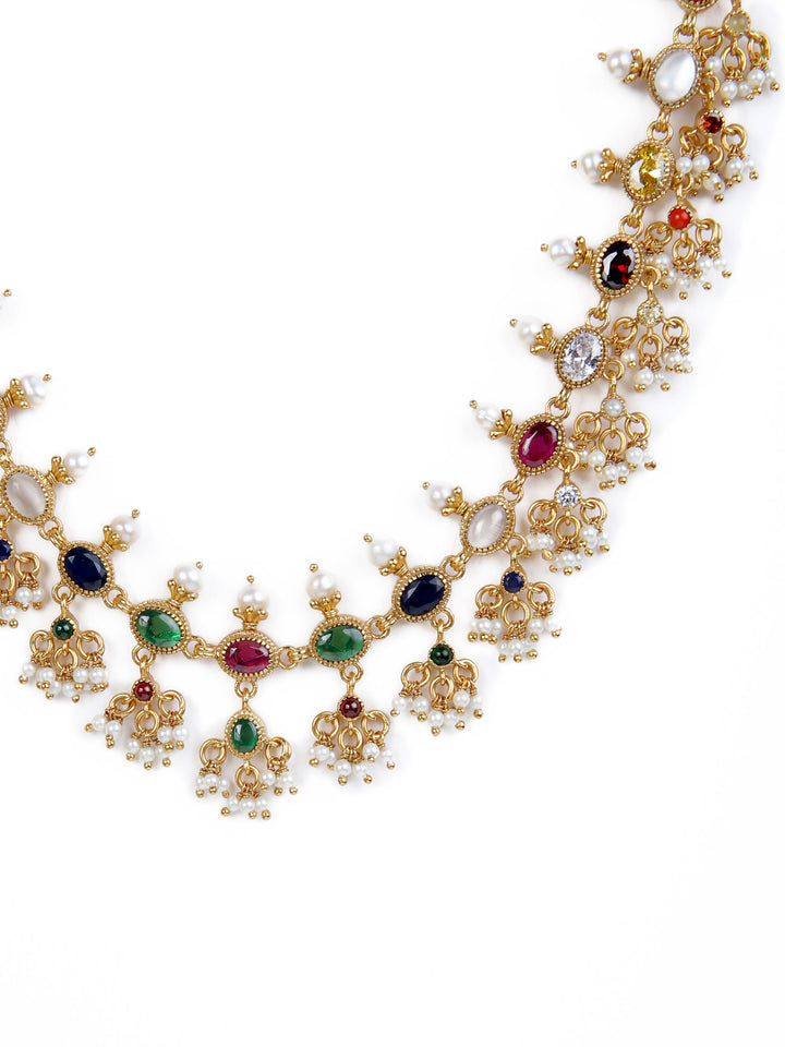 Dayaa Navarathna Necklace
