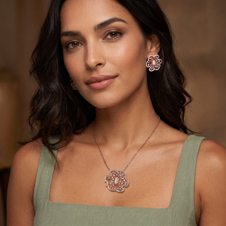 Bloom Dew Silver Necklace