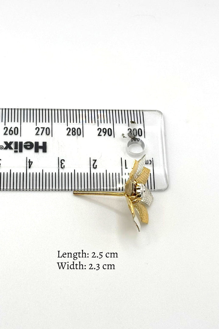 925 Silver Pooja Flower-dual-tone petals-925 Silver Pooja Flower-Namavali flowers-Pooja offering-Gifts-silver articles