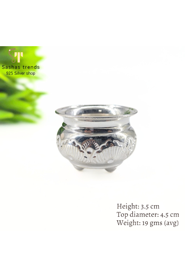 925 Silver bowl with tristand-Silver bowl-Return gifts