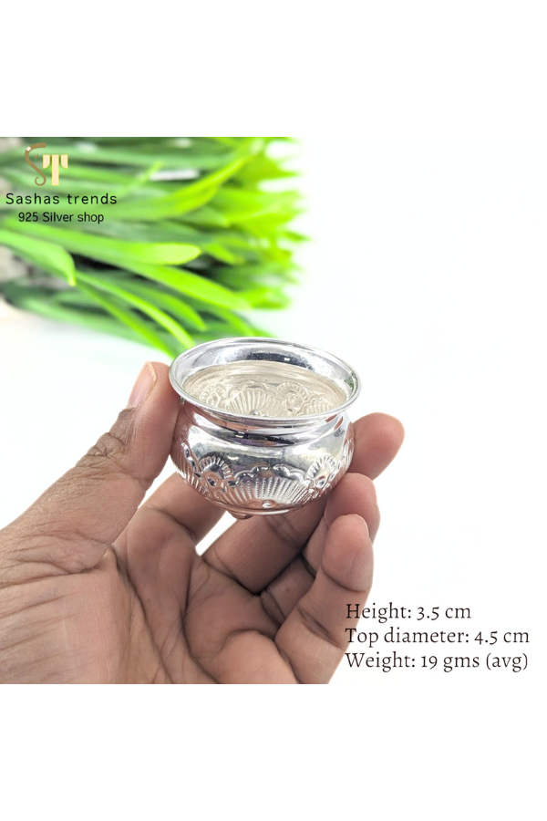 925 Silver bowl with tristand-Silver bowl-Return gifts