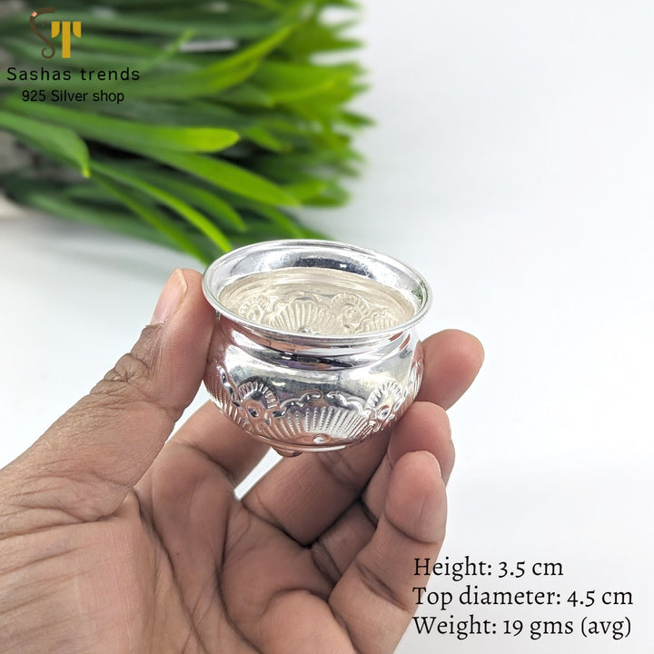 925 Silver bowl with tristand-Silver bowl-Return gifts