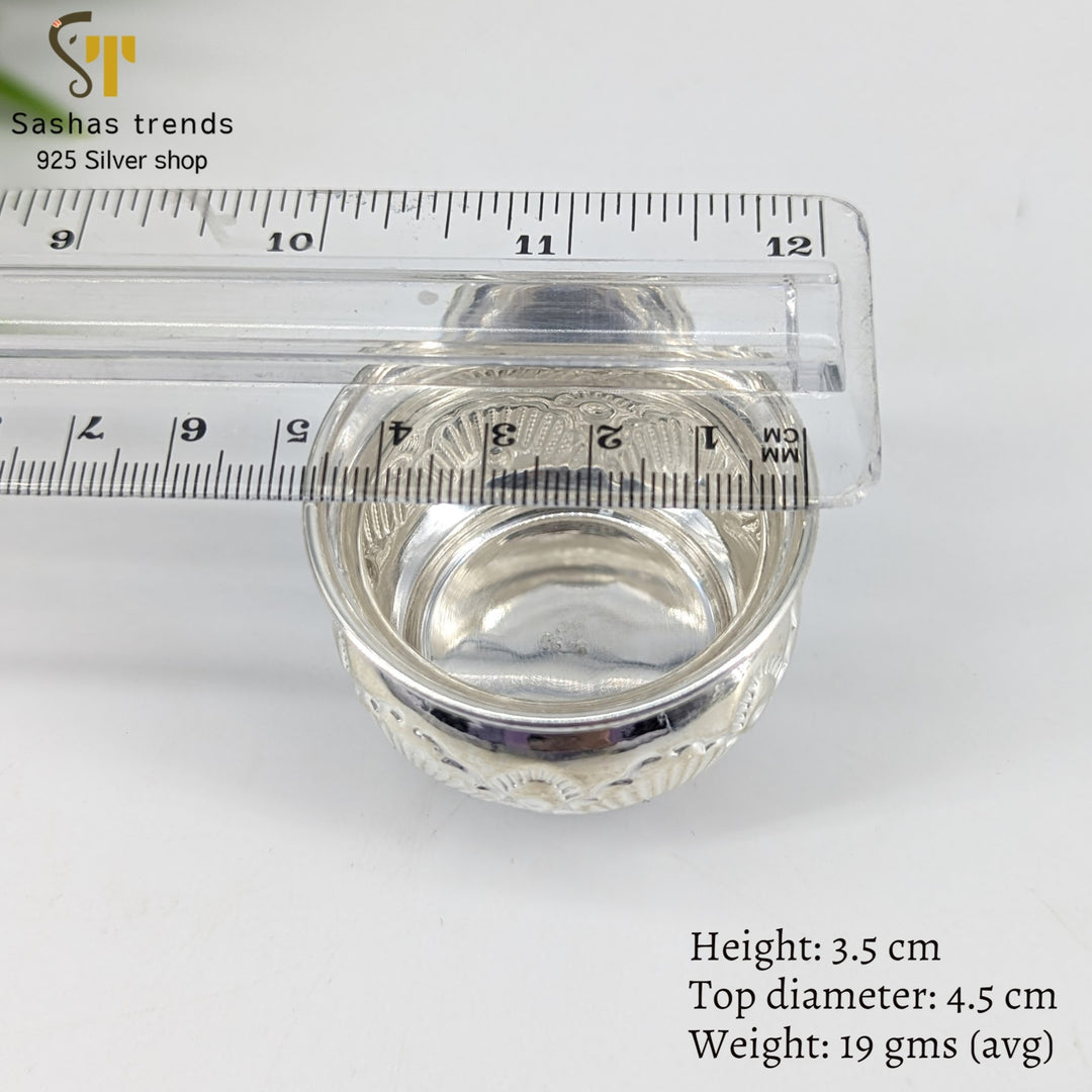 925 Silver bowl with tristand-Silver bowl-Return gifts