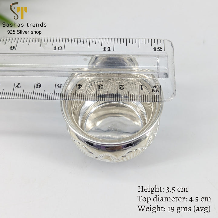 925 Silver bowl with tristand-Silver bowl-Return gifts