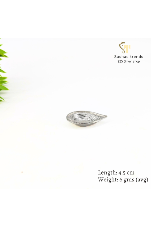 925 Silver mini lamp / Silver mini diya / Silver vilakku / Deepam