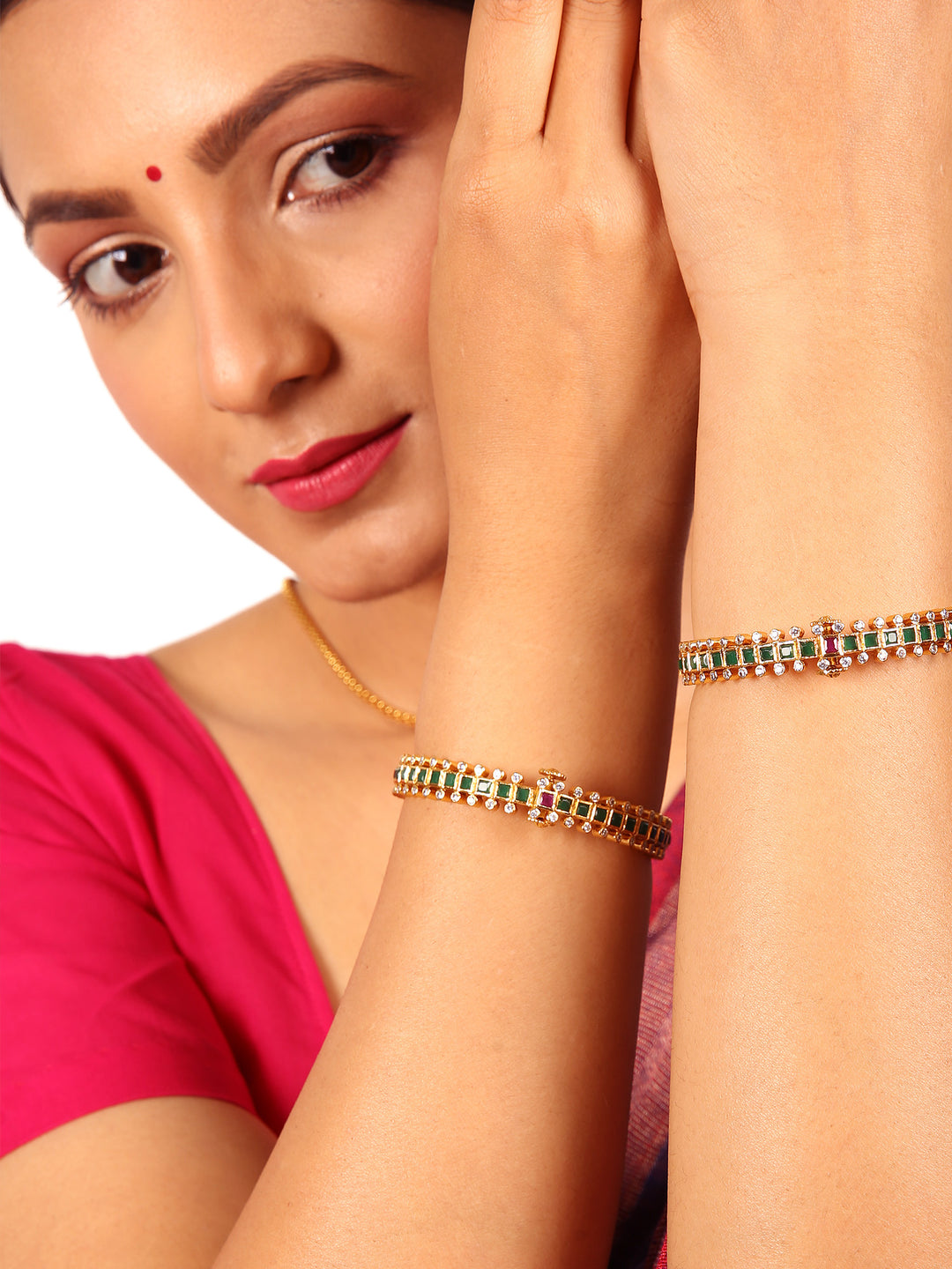 925 Silver screw type bangle 2.4 Size