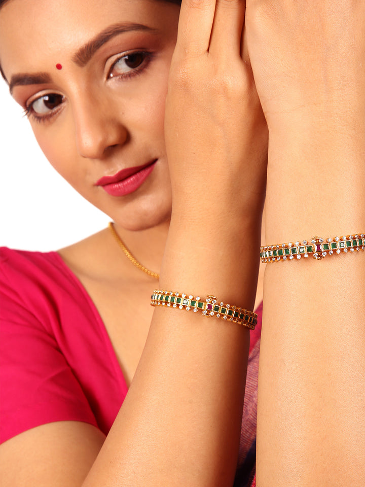 925 Silver screw type bangle 2.4 Size