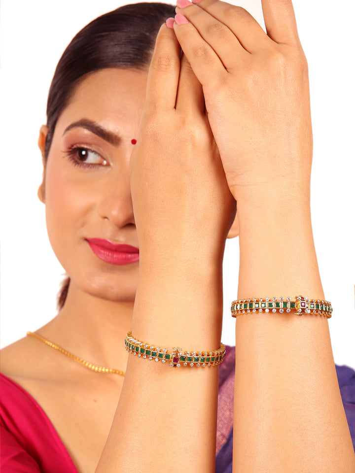 925 Silver screw type bangle 2.4 Size
