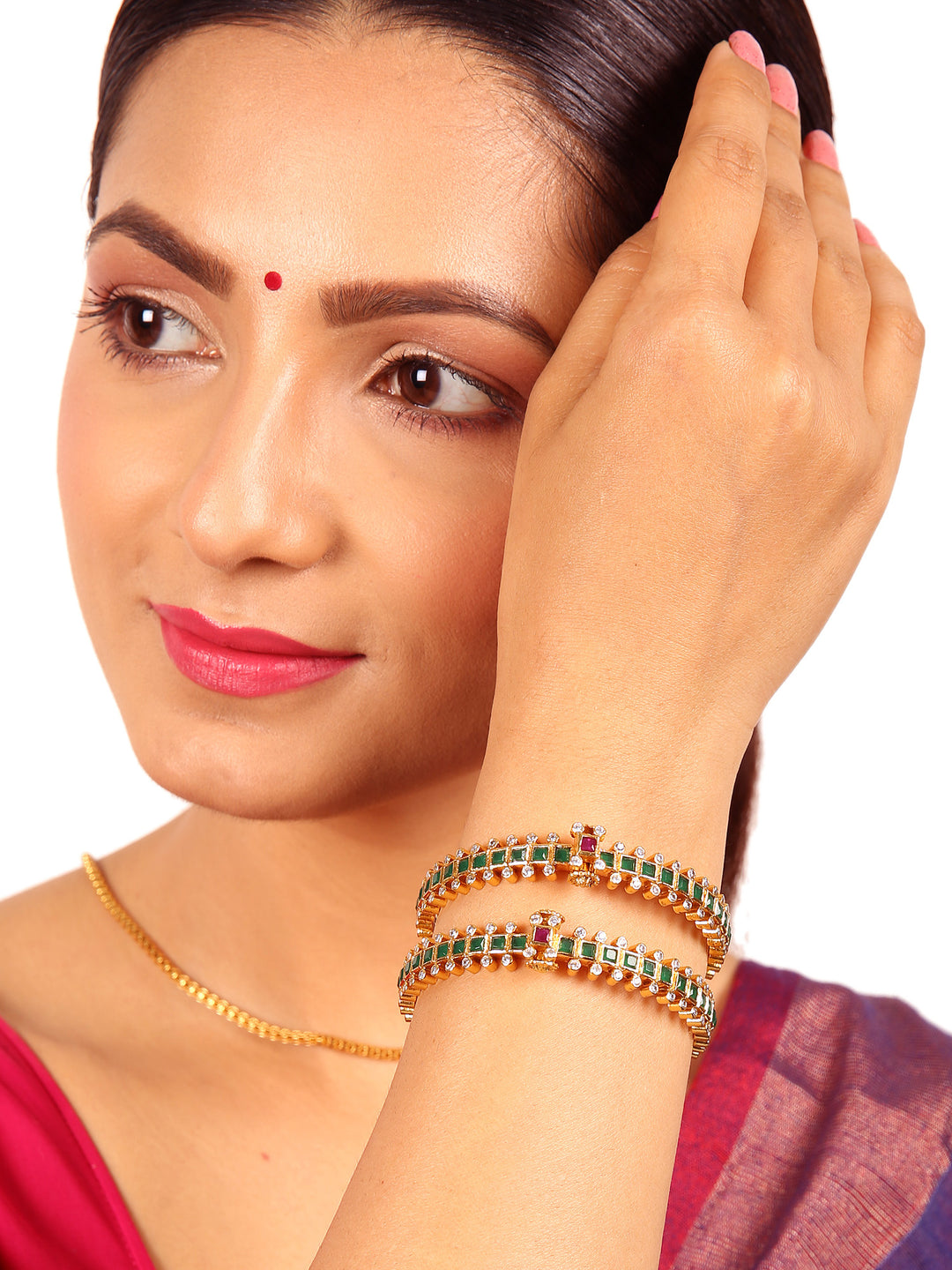 925 Silver screw type bangle 2.4 Size