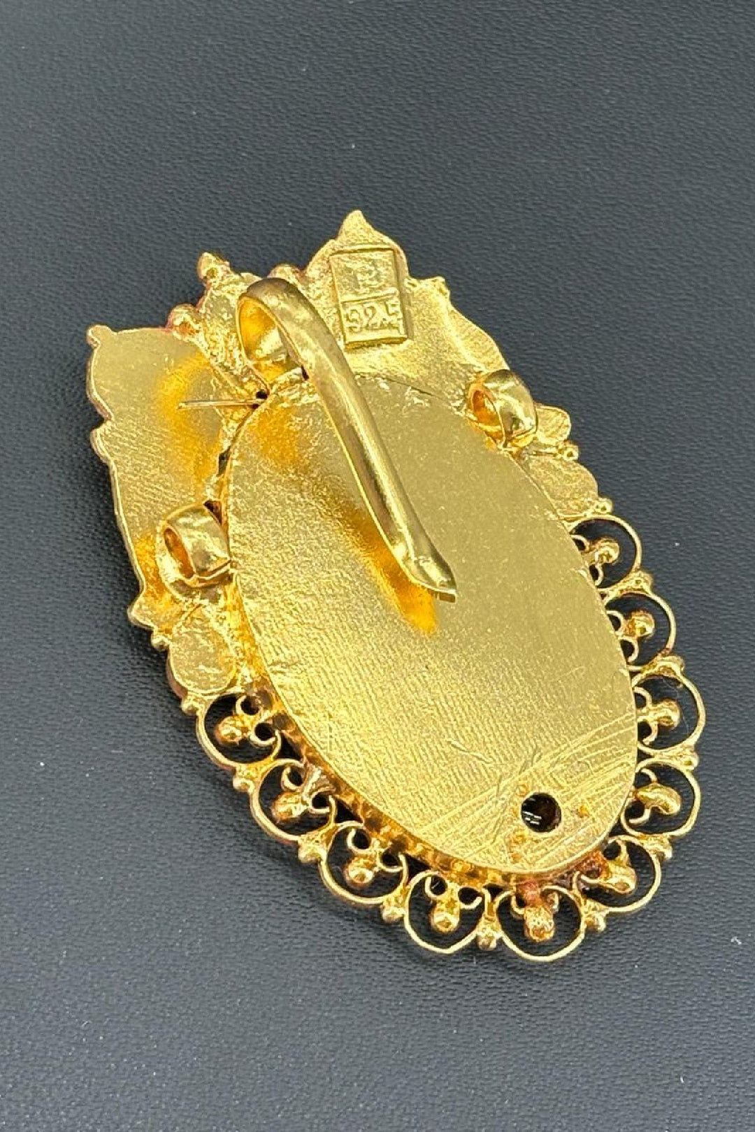 925 silver “Darpana” - mirror lady pendant