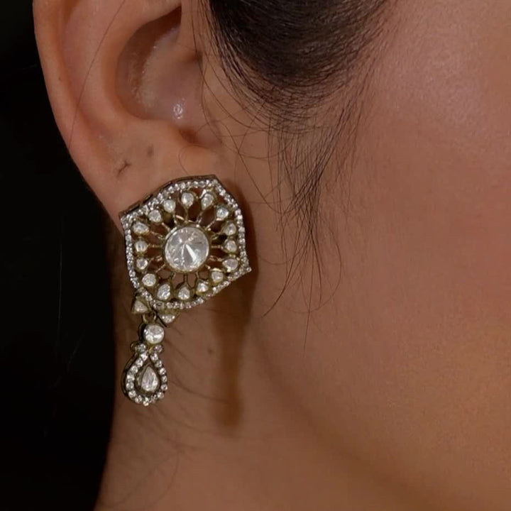 Ruthi 925 silver Victorian earring