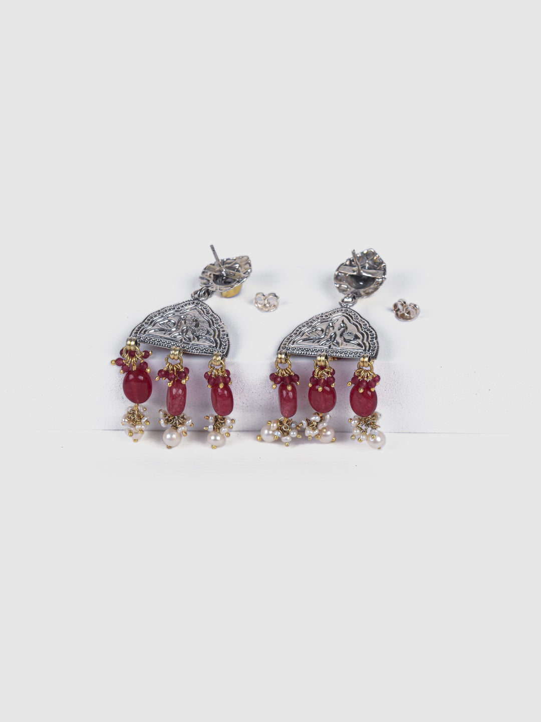 Tuhina 925 silver contemporary Necklace set