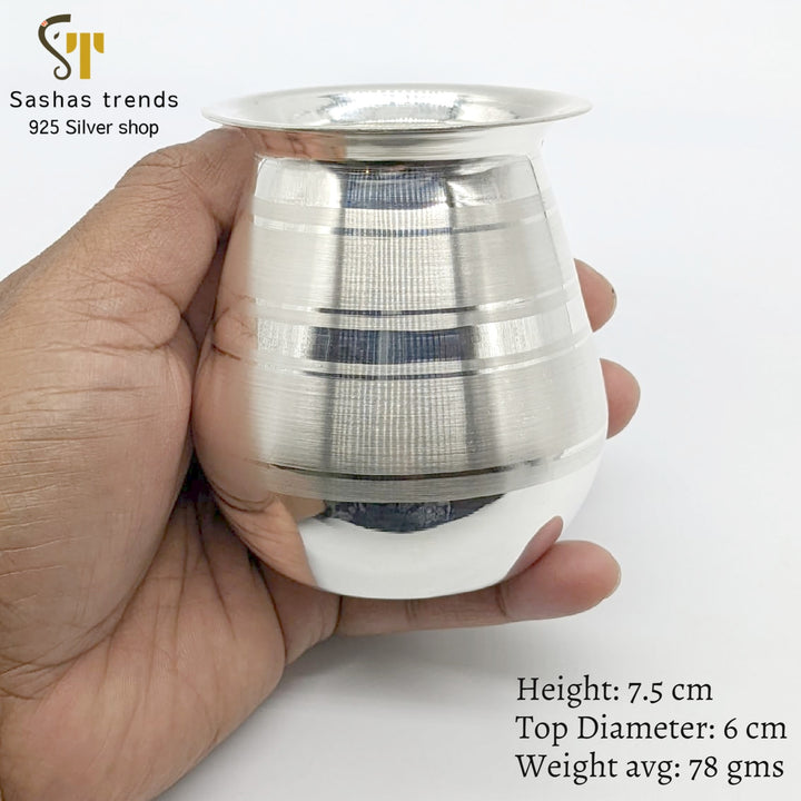 925 silver cup/lota/tumbler/Return gifts