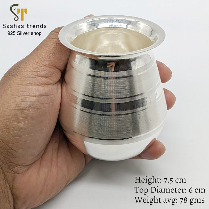 925 silver cup/lota/tumbler/Return gifts