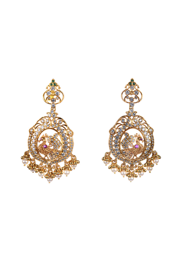 Adya Earring-925 silver gold polish