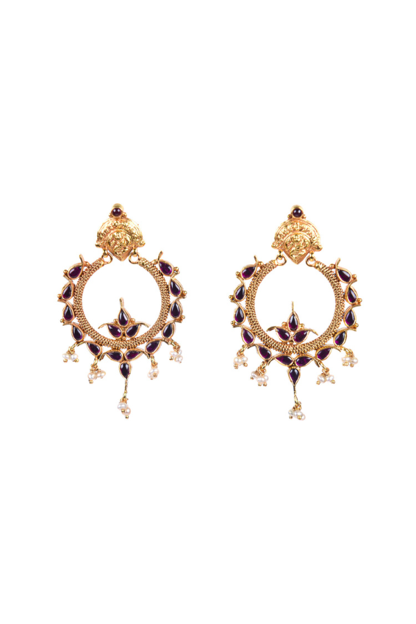 Abi Earring-925 silver gold polish